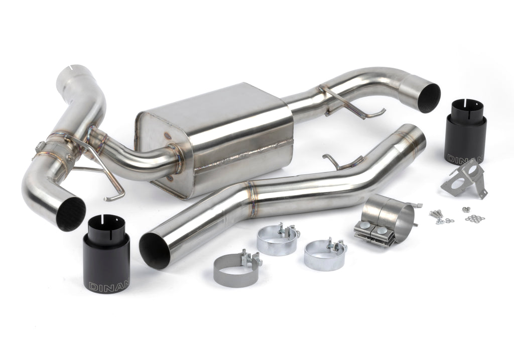 DINAN VALVED AXLE-BACK EXHAUST - 2019-2024 BMW 330I/430I D660-0091