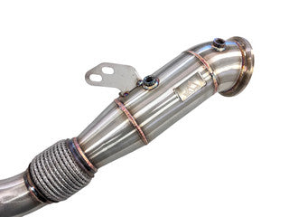 MAD B58 4.5" Catted Downpipe W/ Bracket BMW F, G Chassis & Supra MAD-056