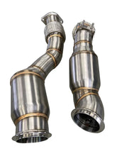 Load image into Gallery viewer, Active Autowerke BMW S58 F97 F98 X3M X4M Downpipes with Aflow CATs
