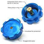 Load image into Gallery viewer, BMS Billet Water/Methanol Injection (WMI) Tank Cap with Safety Check Valve