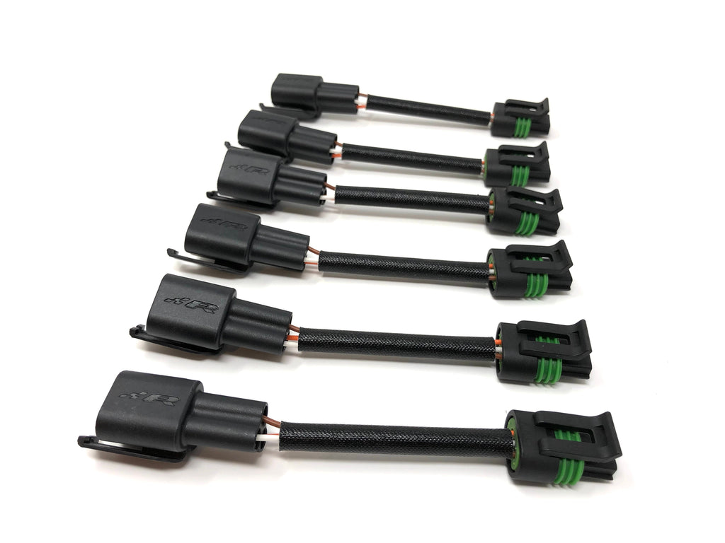 Precision Raceworks BMW N54 Replacement Coil Power Harness 6-Pack