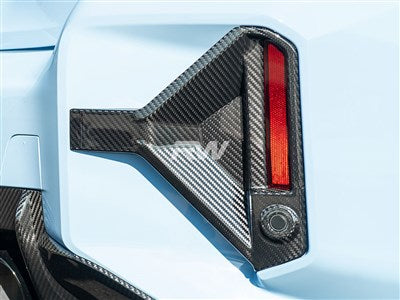 RW Carbon BMW G87 M2 Carbon Fiber SQ Rear Reflector Trim bmwg87017