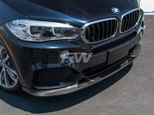 Load image into Gallery viewer, RW Carbon BMW F15 X5 M Sport 3D Style Carbon Fiber Front Lip bmwf15019