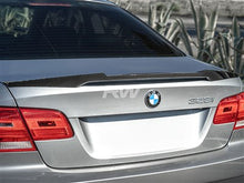 Load image into Gallery viewer, RW Carbon BMW E92 M4 Style Carbon Fiber Trunk Spoiler bmwe92046