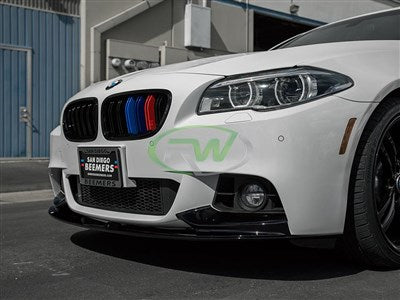 RW Carbon BMW F10 F11 Performance Style Front Lip Spoiler bmwf10054