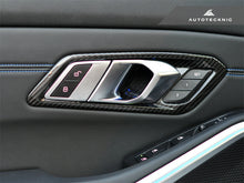 Load image into Gallery viewer, AUTOTECKNIC DRY CARBON INTERIOR DOOR HANDLE TRIM SET - G80 M3 ATK-BM-0357-G80