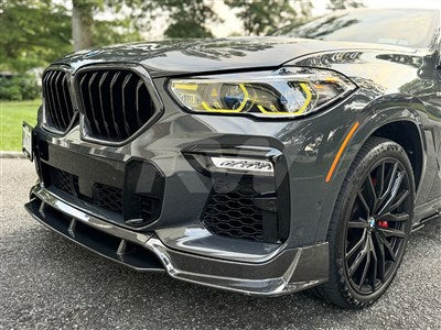 RW Carbon BMW G06 X6 Carbon Fiber Front Lip Spoiler bmwg06008