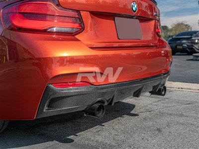 RW Carbon BMW F22 F23 Exotics Style Carbon Fiber Rear Diffuser bmwf22007