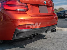 Load image into Gallery viewer, RW Carbon BMW F22 F23 Exotics Style Carbon Fiber Rear Diffuser bmwf22007