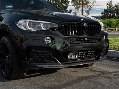 RW Carbon BMW F16 X6 M Sport Carbon Fiber Front Lip Spoiler bmwf16002