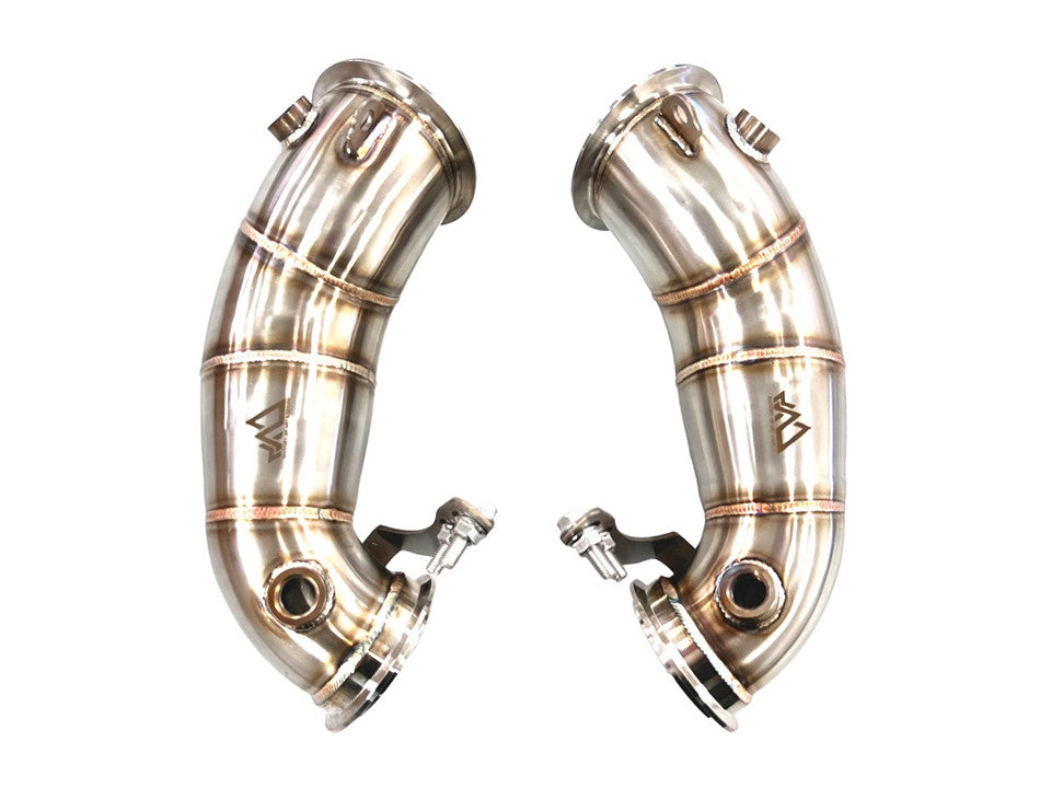 MAD BMW F90 M5 F92 M8 FATBOY Primary Downpipes S63R Mad-4067