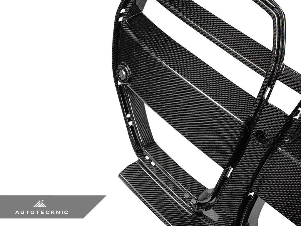 AUTOTECKNIC DRY CARBON MOTORSPORT V2 FRONT GRILLE - G80 M3 | G82/ G83 M4 ATK-BM-0414-DCG-V2