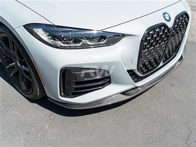 RW Carbon BMW G22 G23 4-Series 3D Style Carbon Fiber Front Lip bmwg22012