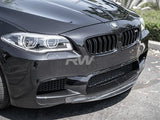 RW Carbon BMW F10 M5 Center Carbon Fiber Front Lip Spoiler bmwf10037