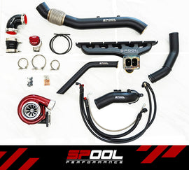 SPOOL PERFORMANCE BILLET MANIFOLD GEN 1 B58 TOP MOUNT TURBOCHARGER KIT  SP-B58G1-TMTK-IFX900-NCC-NCO