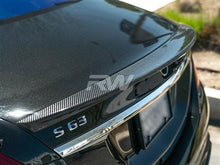 Load image into Gallery viewer, RW Carbon Mercedes W222 Carbon Fiber Trunk Spoiler mercw22201