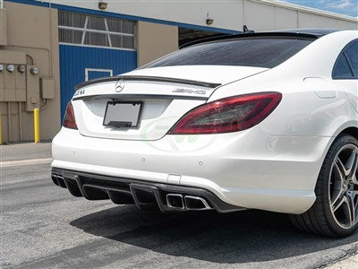 RW Carbon Mercedes W218 CLS63 Renn Style Carbon Fiber Diffuser mercw21805