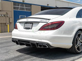 RW Carbon Mercedes W218 CLS63 Renn Style Carbon Fiber Diffuser mercw21805