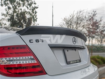 RW Carbon Mercedes W204 Coupe DTM Carbon Fiber Trunk Spoiler mercw20441