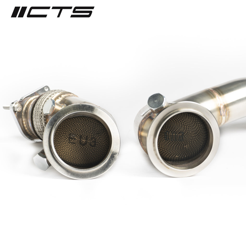 CTS TURBO 3″ STAINLESS STEEL HIGH-FLOW CATS BMW S55 F80 F82 F87 M3/M4/M2 COMPETITION CTS-EXH-DP-0025-CAT