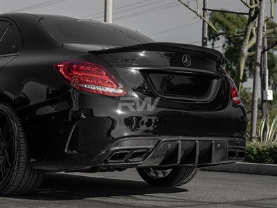 RW Carbon Mercedes W205 C63 C63S AMG DTM CF Diffuser mercw20521