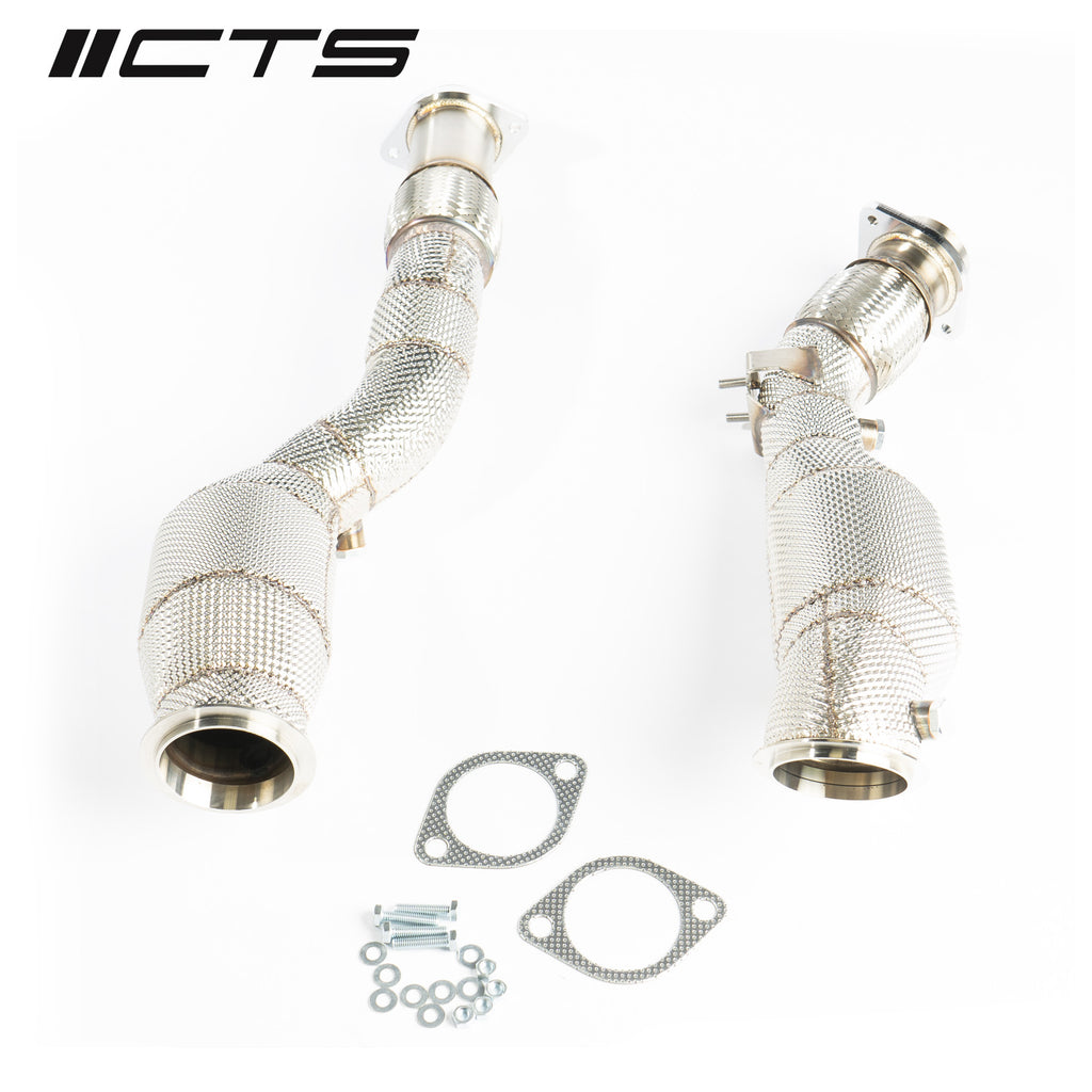 CTS TURBO BMW S58 F97/G01 X3M/X3MC & F98/G02 X4M/X4MC HIGH-FLOW CATS CTS-EXH-DP-0043-CAT