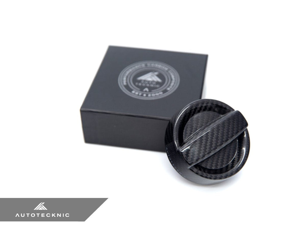 AUTOTECKNIC DRY CARBON COMPETITION OIL CAP COVER - A90 SUPRA 2020-UP  TK-BM-0008-A90-BC