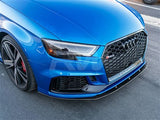 RW Carbon Audi 8V RS3 17-21 V2 Carbon Fiber Front Lip Spoiler audirs303