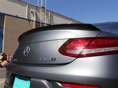 RW Carbon Mercedes W205 Coupe ED1 Style CF Trunk Spoiler mercw20522