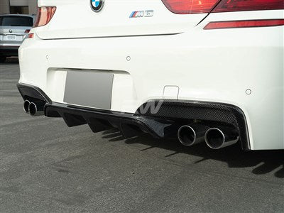 RW Carbon BMW F06 F12 F13 640i 650i M6 Carbon Fiber Diffuser bmwf12010