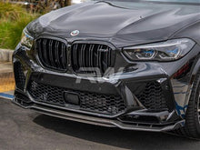 Load image into Gallery viewer, RW Carbon BMW F95 X5M Man Style Carbon Fiber Front Lip Spoiler bmwf95011