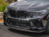 RW Carbon BMW F95 X5M Man Style Carbon Fiber Front Lip Spoiler bmwf95011