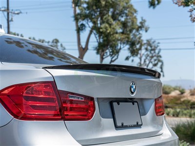 RW Carbon BMW F30 Performance Style Carbon Fiber Trunk Spoiler bmwf30003