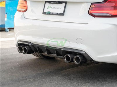 RW Carbon BMW F87 M2 Performance Style Carbon Fiber Diffuser bmwf8701