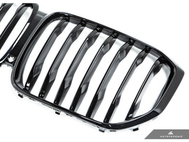 AUTOTECKNIC PAINTED GLAZING BLACK FRONT GRILLE - G05 X5 ATK-BM-0613-GB