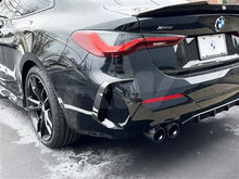 Load image into Gallery viewer, RW Carbon BMW G22 G23 Rear Carbon Fiber SQ Bumper Trims bmwg22019