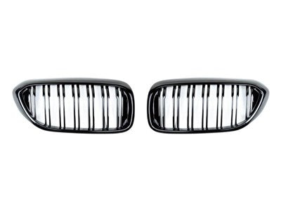 RW Carbon BMW G30 Dual Slat Gloss Black Grilles bmwg30018