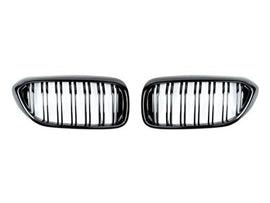 RW Carbon BMW G30 Dual Slat Gloss Black Grilles bmwg30018
