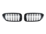 RW Carbon BMW G30 Dual Slat Gloss Black Grilles bmwg30018