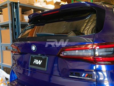 RW Carbon BMW F95 X5M G05 X5 RWS Carbon Fiber Mid Spoiler bmwf95017