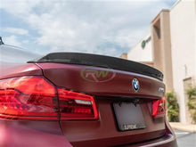 Load image into Gallery viewer, RW Carbon BMW G30 F90 3D Style Carbon Fiber Trunk Spoiler bmwg30016