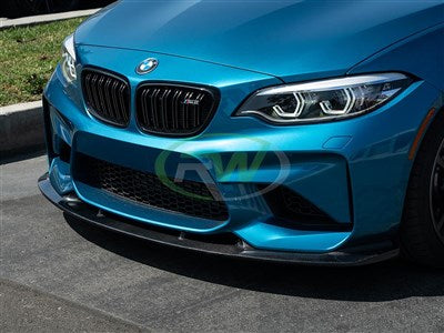 RW Carbon BMW F87 M2 3D Style CF Front Lip Spoiler bmwf8707