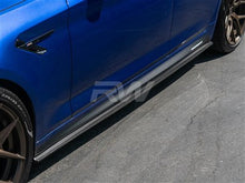 Load image into Gallery viewer, RW Carbon BMW G30 F90 RWS Carbon Fiber Side Skirt Extensions bmwf9015