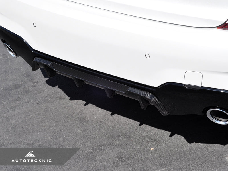 AUTOTECKNIC DRY CARBON EXTENDED-FIN COMPETITION REAR DIFFUSER - G20 3-SERIES ATK-BM-0353