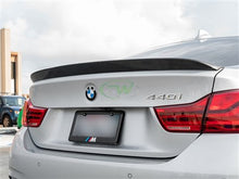 Load image into Gallery viewer, RW Carbon BMW F36 3D Style Carbon Fiber Trunk Spoiler bmwf36001