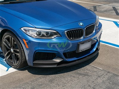 RW Carbon BMW F22 F23 Performance Style Front Lip Spoiler bmwf22015