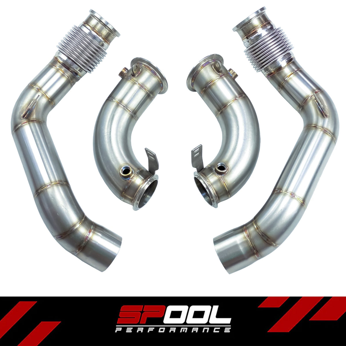 Spool Performance F90 M5 DOWNPIPE [UPGRADED RACE DOWNPIPES] SP-F9X-DP ...