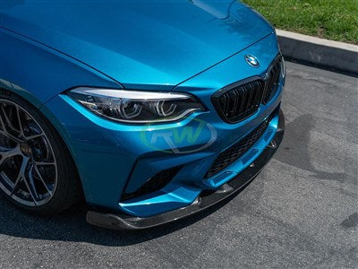 RW Carbon BMW F87 M2 Competition 3D Style CF Front Lip bmwf8724