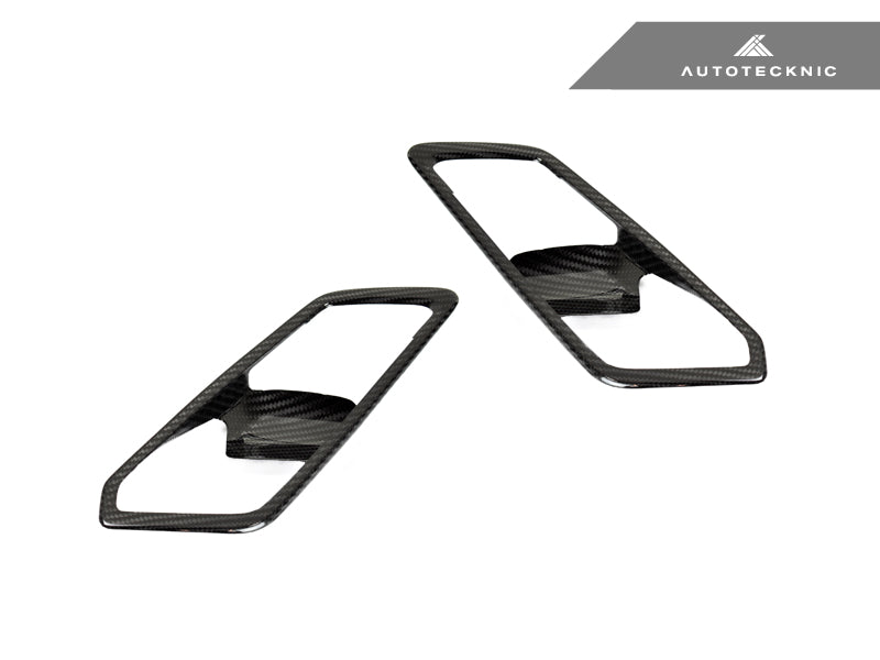 AUTOTECKNIC DRY CARBON INTERIOR DOOR HANDLE TRIM SET - G80 M3 ATK-BM-0357-G80