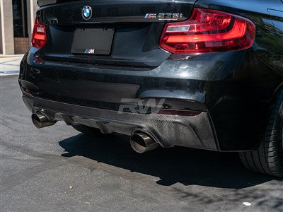 RW Carbon BMW F22 F23 3D Style Carbon Fiber Diffuser bmwf22016